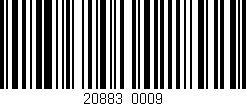 Código de barras (EAN, GTIN, SKU, ISBN): '20883/0009'
