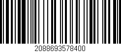 Código de barras (EAN, GTIN, SKU, ISBN): '2088693578400'