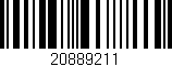Código de barras (EAN, GTIN, SKU, ISBN): '20889211'