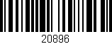 Código de barras (EAN, GTIN, SKU, ISBN): '20896'