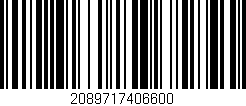 Código de barras (EAN, GTIN, SKU, ISBN): '2089717406600'