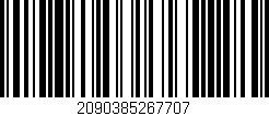 Código de barras (EAN, GTIN, SKU, ISBN): '2090385267707'