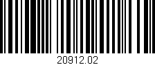 Código de barras (EAN, GTIN, SKU, ISBN): '20912.02'