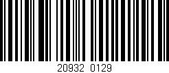 Código de barras (EAN, GTIN, SKU, ISBN): '20932/0129'