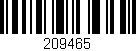 Código de barras (EAN, GTIN, SKU, ISBN): '209465'