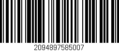 Código de barras (EAN, GTIN, SKU, ISBN): '2094897585007'