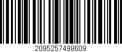Código de barras (EAN, GTIN, SKU, ISBN): '2095257498609'
