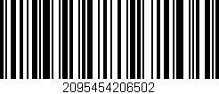 Código de barras (EAN, GTIN, SKU, ISBN): '2095454206502'