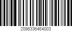 Código de barras (EAN, GTIN, SKU, ISBN): '2096336464003'