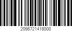 Código de barras (EAN, GTIN, SKU, ISBN): '2096721418000'