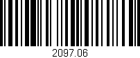 Código de barras (EAN, GTIN, SKU, ISBN): '2097.06'