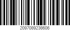 Código de barras (EAN, GTIN, SKU, ISBN): '2097089238606'