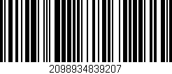 Código de barras (EAN, GTIN, SKU, ISBN): '2098934839207'