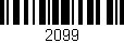Código de barras (EAN, GTIN, SKU, ISBN): '2099'