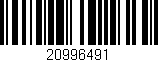 Código de barras (EAN, GTIN, SKU, ISBN): '20996491'
