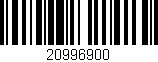 Código de barras (EAN, GTIN, SKU, ISBN): '20996900'