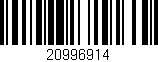Código de barras (EAN, GTIN, SKU, ISBN): '20996914'