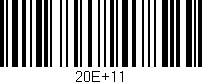 Código de barras (EAN, GTIN, SKU, ISBN): '20E+11'