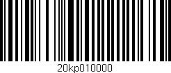 Código de barras (EAN, GTIN, SKU, ISBN): '20kp010000'