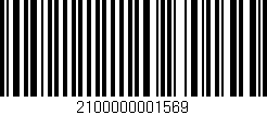 Código de barras (EAN, GTIN, SKU, ISBN): '2100000001569'