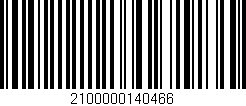 Código de barras (EAN, GTIN, SKU, ISBN): '2100000140466'