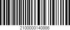 Código de barras (EAN, GTIN, SKU, ISBN): '2100000140886'