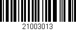 Código de barras (EAN, GTIN, SKU, ISBN): '21003013'
