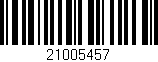 Código de barras (EAN, GTIN, SKU, ISBN): '21005457'