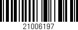 Código de barras (EAN, GTIN, SKU, ISBN): '21006197'