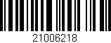 Código de barras (EAN, GTIN, SKU, ISBN): '21006218'