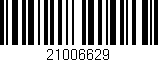 Código de barras (EAN, GTIN, SKU, ISBN): '21006629'