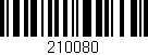 Código de barras (EAN, GTIN, SKU, ISBN): '210080'