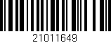 Código de barras (EAN, GTIN, SKU, ISBN): '21011649'