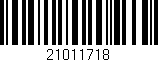 Código de barras (EAN, GTIN, SKU, ISBN): '21011718'