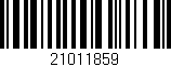 Código de barras (EAN, GTIN, SKU, ISBN): '21011859'