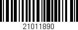 Código de barras (EAN, GTIN, SKU, ISBN): '21011890'