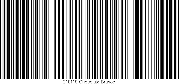 Código de barras (EAN, GTIN, SKU, ISBN): '210119-Chocolate-Branco'