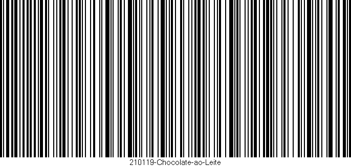 Código de barras (EAN, GTIN, SKU, ISBN): '210119-Chocolate-ao-Leite'