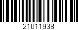 Código de barras (EAN, GTIN, SKU, ISBN): '21011938'