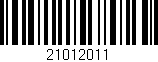 Código de barras (EAN, GTIN, SKU, ISBN): '21012011'