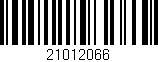 Código de barras (EAN, GTIN, SKU, ISBN): '21012066'