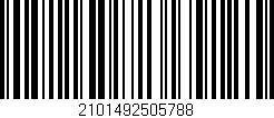 Código de barras (EAN, GTIN, SKU, ISBN): '2101492505788'