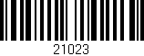 Código de barras (EAN, GTIN, SKU, ISBN): '21023'