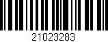 Código de barras (EAN, GTIN, SKU, ISBN): '21023283'