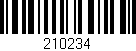Código de barras (EAN, GTIN, SKU, ISBN): '210234'