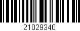 Código de barras (EAN, GTIN, SKU, ISBN): '21029340'