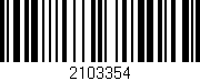 Código de barras (EAN, GTIN, SKU, ISBN): '2103354'