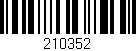 Código de barras (EAN, GTIN, SKU, ISBN): '210352'