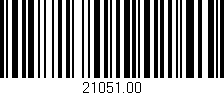Código de barras (EAN, GTIN, SKU, ISBN): '21051.00'