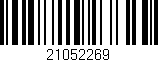 Código de barras (EAN, GTIN, SKU, ISBN): '21052269'